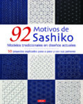 Libro 92 motivos de sashiko; modelos tradicionales en diseños actuales (portada)
