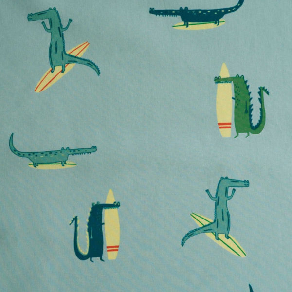 Tela de cocodrilos surferos, de Katia Fabrics